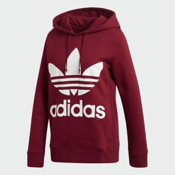 maroon adidas jumper